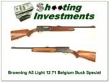 Browning A5 Light 12 71 Belgium Buck Special! - 1 of 4