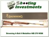 Browning A-Bolt II Medallion NIB 270 WSM - 1 of 4