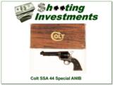 Colt SAA 44 Special unfired in box! - 1 of 4