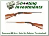 Browning FN 22 auto SHORT 50’s Belgium Thumbwheel - 1 of 4
