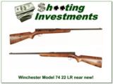 Winchester Model 74 22 LR collector condition 1950! - 1 of 4