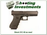 Glock 21C 45 Auto as new! - 1 of 4