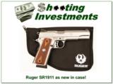 Ruger SR1911 45 ACP as new in case - 1 of 4