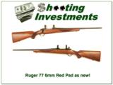 Ruger 77 Red Pad in 6mm Remington near new! - 1 of 4