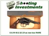 Smith & Wesson 45-2 22LR non-catalog K-frame in box - 1 of 4