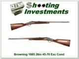 Browning 1885 45-70 26in Octagonal barrel Exc Cond! - 1 of 4