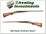 1927 Parker VH 20 Ga Turnbull Restored! - 1 of 4