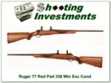 Ruger Model 77 Red Pad 338 Win Mag as new! - 1 of 4