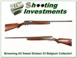 Browning A5 Sweet Sixteen 53 Belgium Collector! - 1 of 4