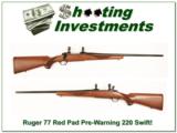 Ruger 77 Red Pad in 220 Swift near new! - 1 of 4