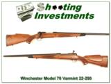 Winchester Model 70 Varmint 22-250 nice wood! - 1 of 4