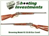Browning Model 53 32-20 XX Wood Exc Cond! - 1 of 4