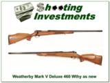 Weatherby Mark V Deluxe 460 Custom Shop as new! - 1 of 4