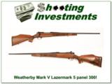Weatherby Mark V Lazermark 5 Panel 300 Mag!- 1 of 4