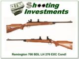 Remington 700 LH BDL 270 Exc Cond!
******
LEFT
HAND
***** - 1 of 4
