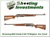 Browning BAR 243 Grade II 1970 Belgium! - 1 of 4