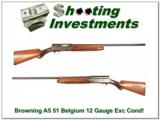 Browning A5 12 Gauge 51 Belgium Exc Cond! - 1 of 4