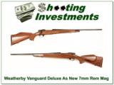 Weatherby Vanguard VGX 7mm REM Mag as new! - 1 of 4