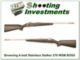 Browning A-bolt Stainless Stalker 270 WSM BOSS - 1 of 4