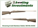 Browning A-bolt Stainless Stalker 300 WIN BOSS - 1 of 4