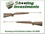Browning A-bolt Stainless Stalker in 325 WSM - 1 of 4