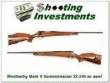 Weatherby Mark V Varmintmaster 22-250 as new! - 1 of 4