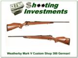 Weatherby Mark V 300 German Custom Shop! - 1 of 4