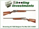Browning pre-war A5 1928 Belgium 16 Gauge Grade II Collector! - 1 of 4