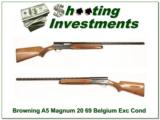 Browning A5 Magnum 20 gauge 69 Belgium Exc Cond! - 1 of 4