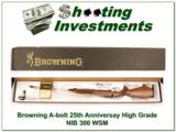 Browning A-bolt 25th Anniversary in 300 WSM NIB! - 1 of 5