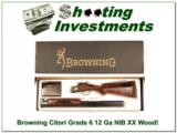 Browning Citori Grade 6 VI 12 Gauge NIB Unfired XX Wood!
- 1 of 4