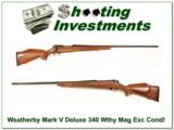 Weatherby Mark V Deluxe 340 Wthy Mag Exc Cond!
- 1 of 4