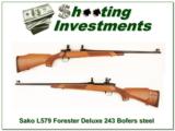 Sako Forester L579 Deluxe Pre-Garcia Bofers Steel 243! - 1 of 4