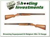 Browning Superposed 63 Belgium Long Tang Round knob! - 1 of 4