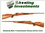 Weatherby Mark V Deluxe GERMAN Varmintmaster 224 Wthy - 1 of 4