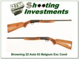 Browning 22 Auto takedown 63 Belgium Exc Cond! - 1 of 4