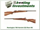 Remington 700 Varmint 222 Pressed Checkering Heavy Barrel - 1 of 4