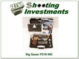 Sig Sauer P210 as new from factory in case! - 1 of 4