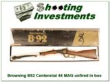 Browning Model 92 B-92 Centennial 44 rem mag NIB - 1 of 4