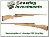 Weatherby Mark V Ultra-light 300 Wthy Mag - 1 of 4