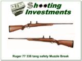 Ruger Model 77 338 Win Mag older tang safety! - 1 of 4