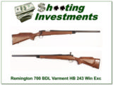 Remington 700 Varmint 243 Winchester Heavy Barrel - 1 of 4