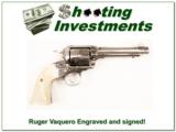 Ruger Bisley Vaquero .45 Colt Custom Engraved! - 1 of 4