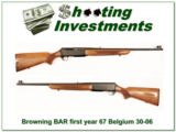 Browning BAR first year 67 Belgium 30-06 Grade II - 1 of 4