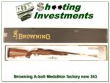 Browning A-bolt II Medallion 243 last of the new ones! - 1 of 4