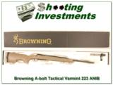 Browning A-bolt TCT Tactical Varmint 223 Heavy Barrel ANIB - 1 of 4