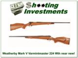 Weatherby Mark V Deluxe Varmintmaster 224 Wthy - 1 of 4