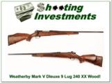 WOW! Weatherby 240 Deluxe near new! - 1 of 4