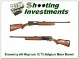 Browning A5 Magnum 12 73 Belgium Buck Barrel - 1 of 4