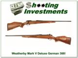Weatherby Mark V Deluxe 300 German nice wood! - 1 of 4